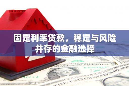 汉滨固定利率贷款，稳定与风险并存的金融选择