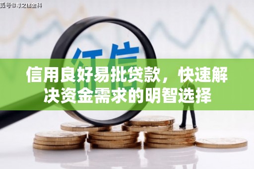 汉滨信用良好易批贷款，快速解决资金需求的明智选择
