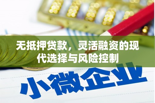 汉滨无抵押贷款，灵活融资的现代选择与风险控制