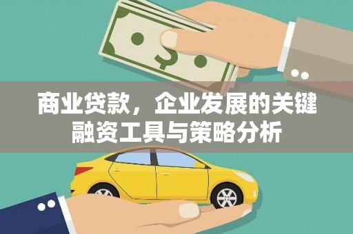 汉滨商业贷款，企业发展的关键融资工具与策略分析