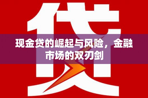 汉滨现金贷的崛起与风险，金融市场的双刃剑