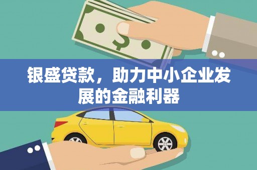 汉滨银盛贷款，助力中小企业发展的金融利器
