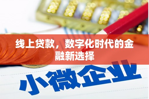 汉滨线上贷款，数字化时代的金融新选择