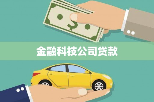 汉滨金融科技公司贷款