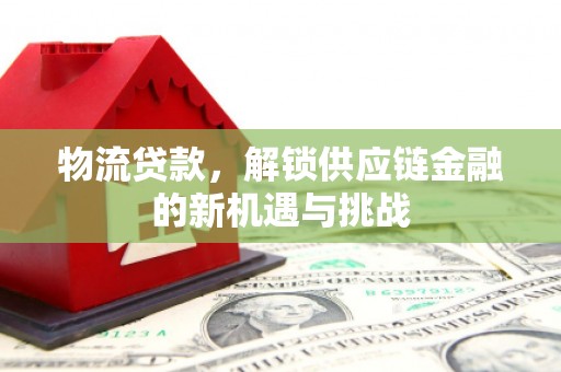 汉滨物流贷款，解锁供应链金融的新机遇与挑战