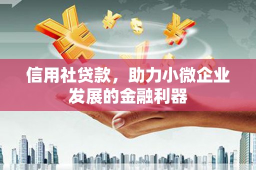 汉滨信用社贷款，助力小微企业发展的金融利器