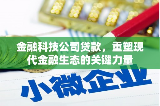汉滨金融科技公司贷款，重塑现代金融生态的关键力量