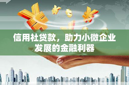 汉滨信用社贷款，助力小微企业发展的金融利器