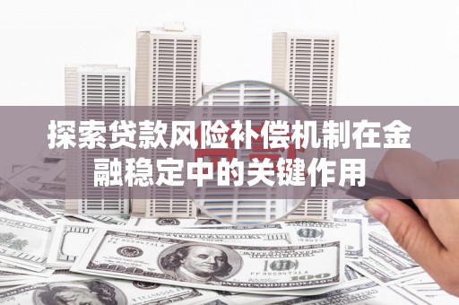 汉滨探索贷款风险补偿机制在金融稳定中的关键作用